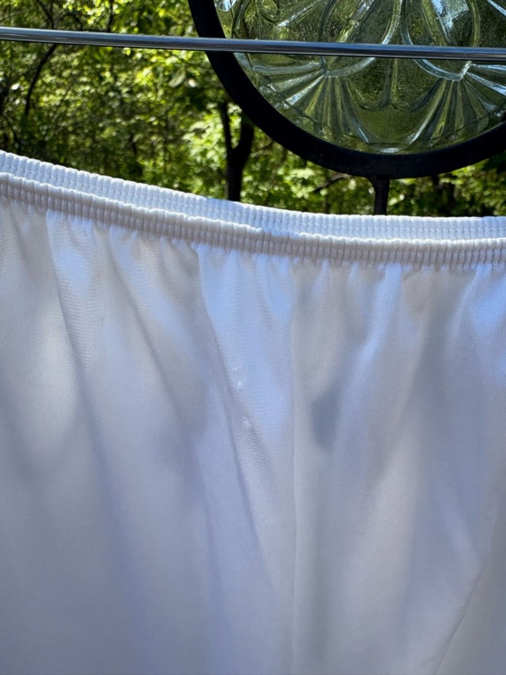 Vintage Sears White Lace-Trim Half Slip Delicate Feminine Elastic Waist Size 2S - Picture 15 of 16